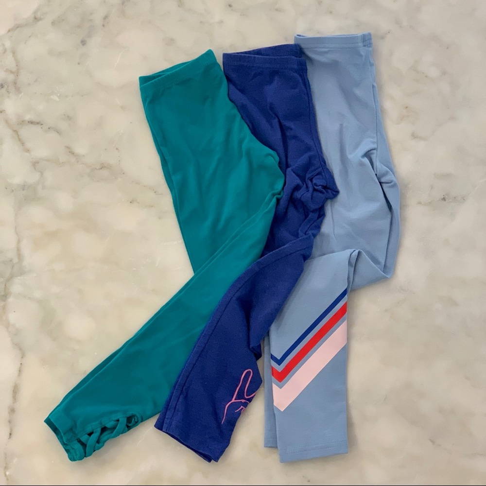 Old Navy stretch leggings 3 pack Sz S(6-7)